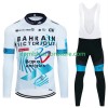Maillot Cyclisme Hiver + Collant à Bretelles Bahrain Victorious 2024